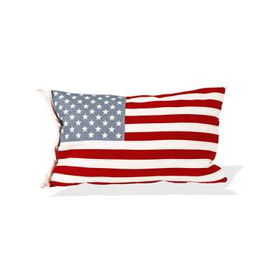 Pillow with flag