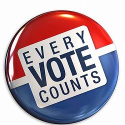 Every vote counts
